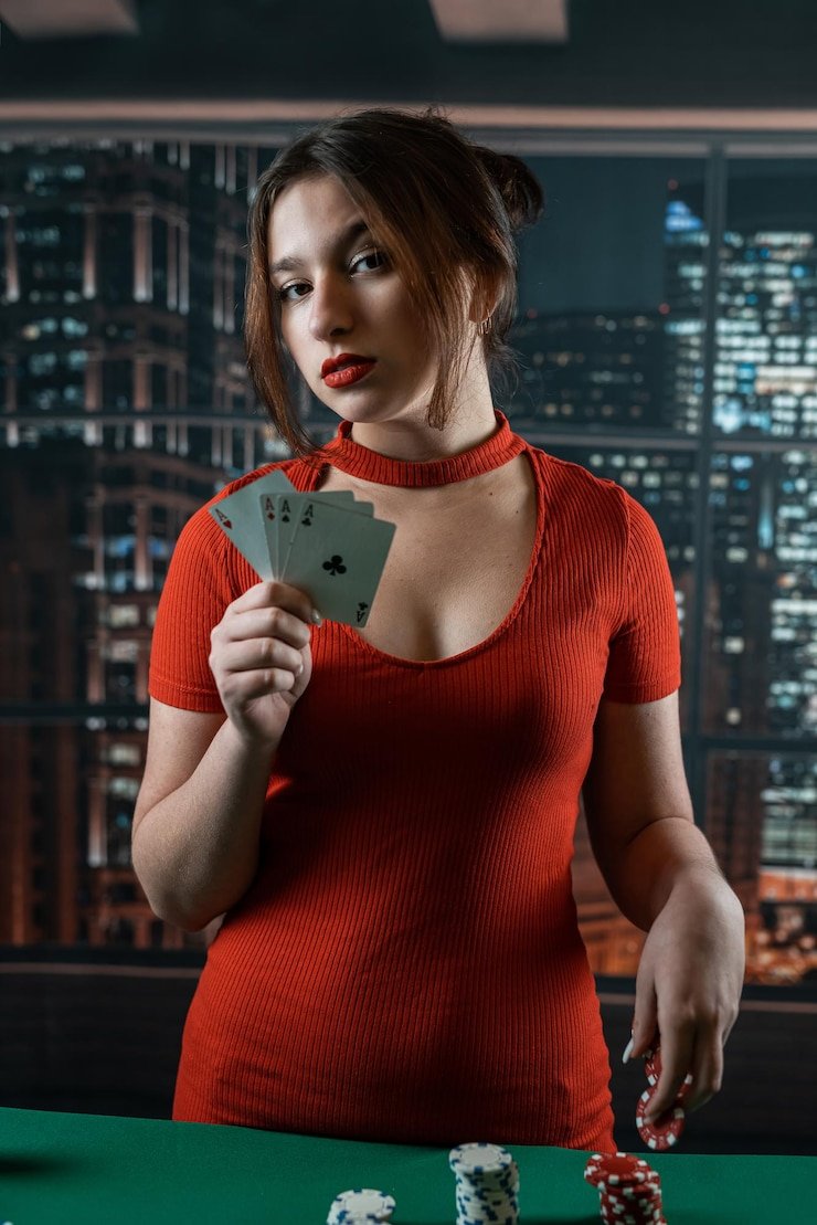 Tampilan antarmuka tabel Blackjack Playtech dengan chat dealer langsung