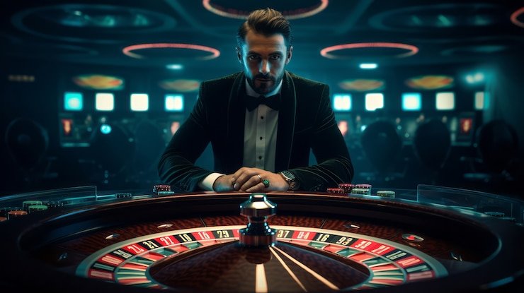 Studio live dealer Pretty Gaming dengan dealer profesional dan kamera multi-sudut